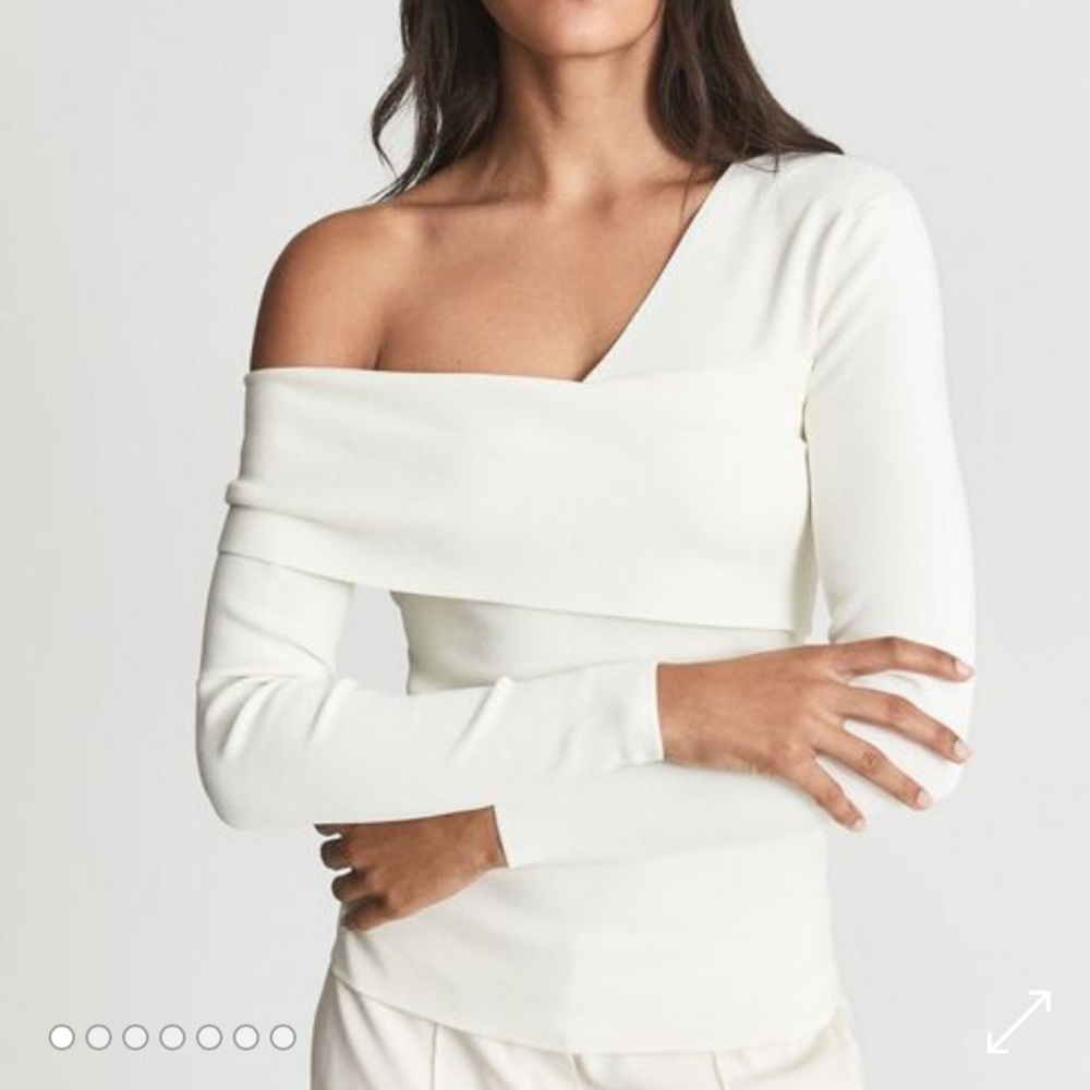 NWT Reiss Eliah Asymmetrical top
